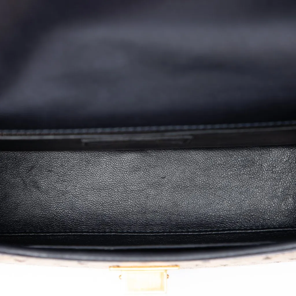 Saint Laurent Medium Canvas Monogram All Over Crossbody Beige Canvas Good - Model View
