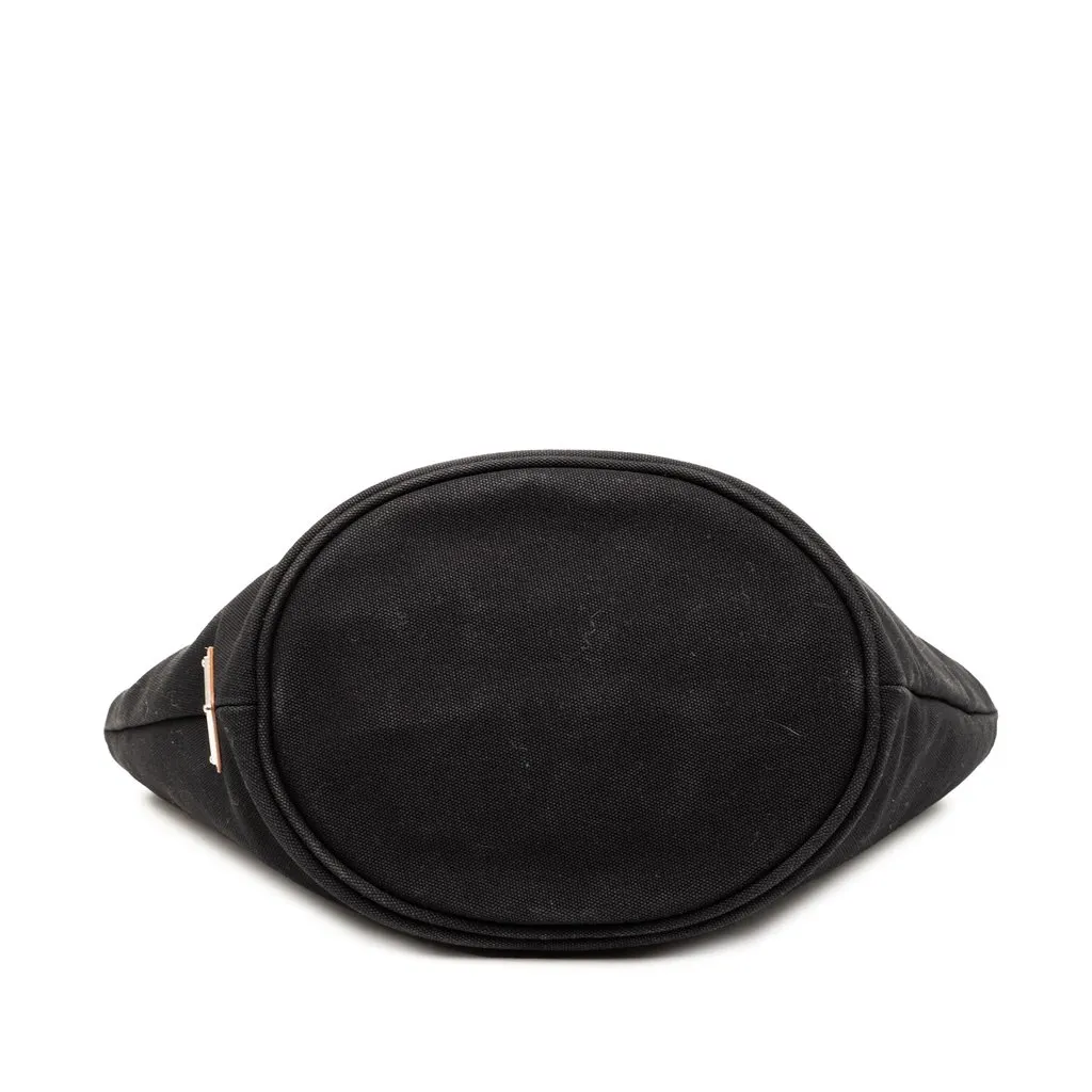 Prada Canvas Canapa Logo Satchel Black Very good - Inside View