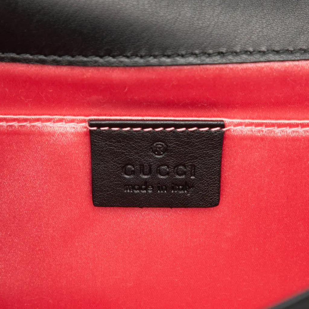Gucci Satin Dionysus Clutch Black Very good - Box View