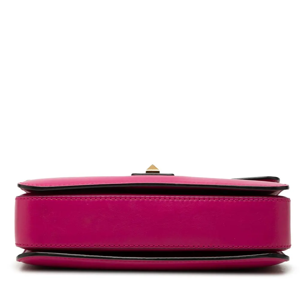 Valentino Leather B Rockstud Flap Shoulder Bag Pink Leather Very good - Inside View