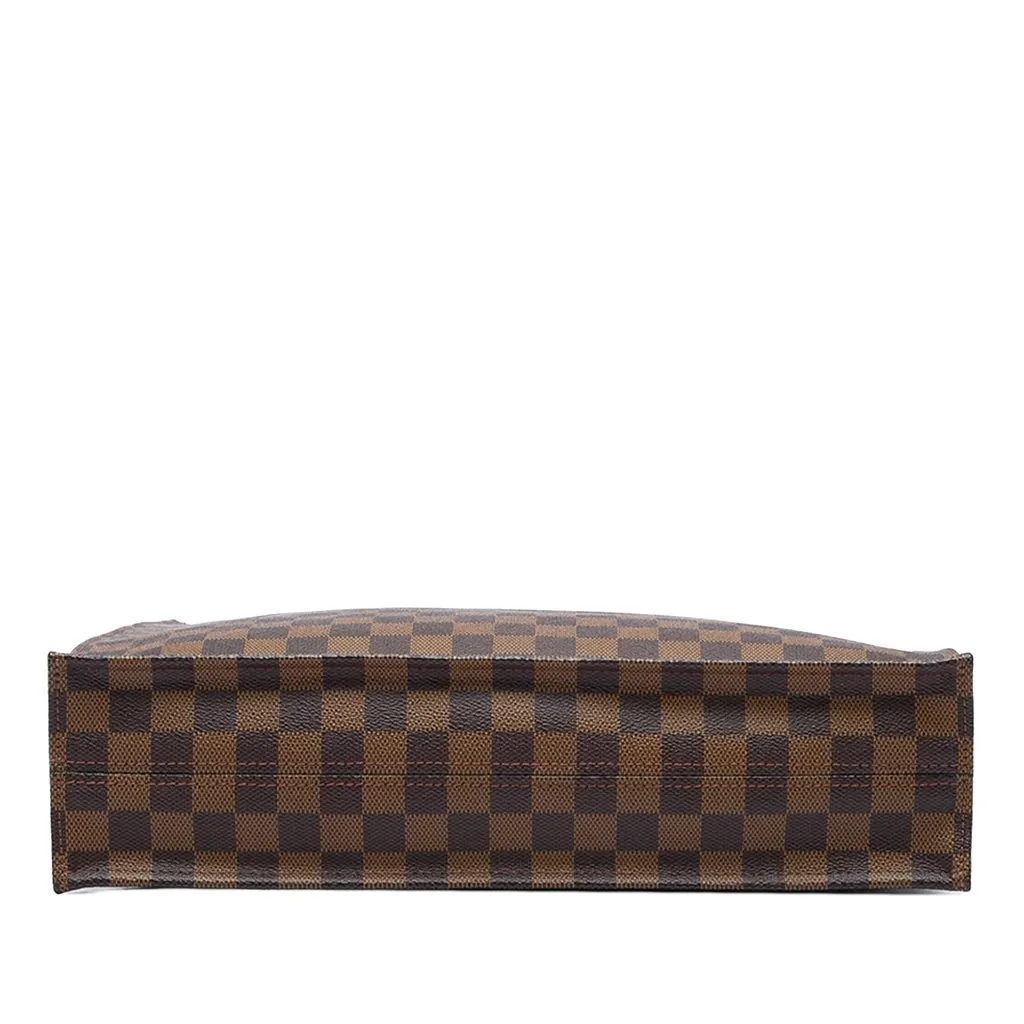 Louis Vuitton Damier Ebene Sac Plat Brown Canvas Very good - Inside View