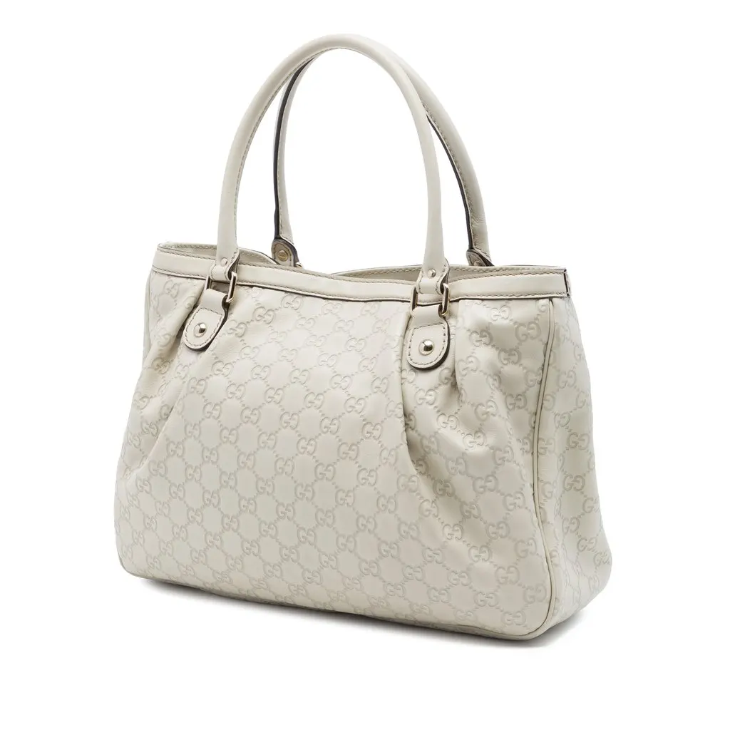 Gucci Guccissima Sukey Tote Brown Leather Very good - Back View
