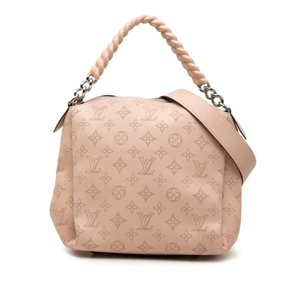 Louis Vuitton Monogram Mahina Babylone Chain BB Pink Leather Very good - Front View