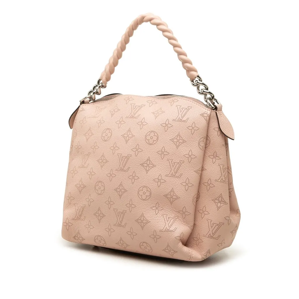 Louis Vuitton Monogram Mahina Babylone Chain BB Pink Leather Very good - Back View