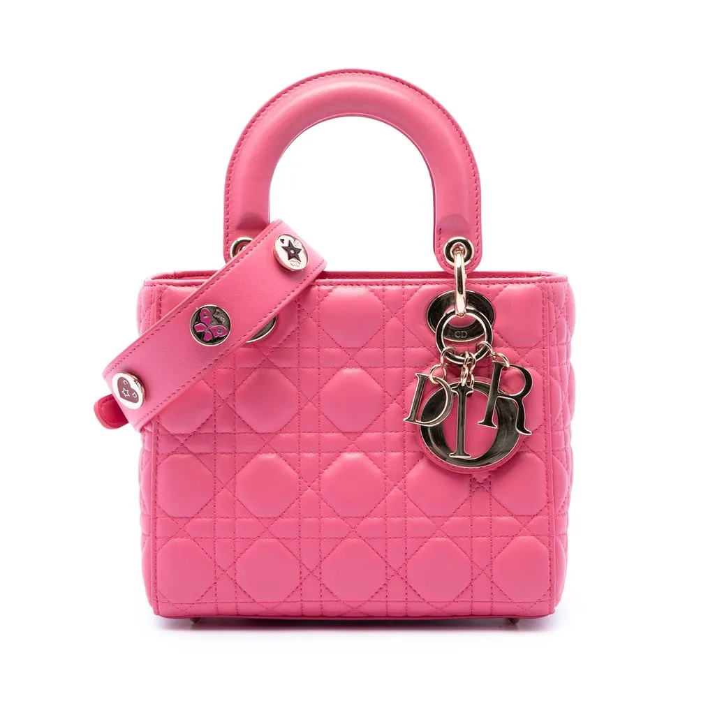 Dior صغيرة جلد الحمل كاناج My ABCDior ليدي ديور