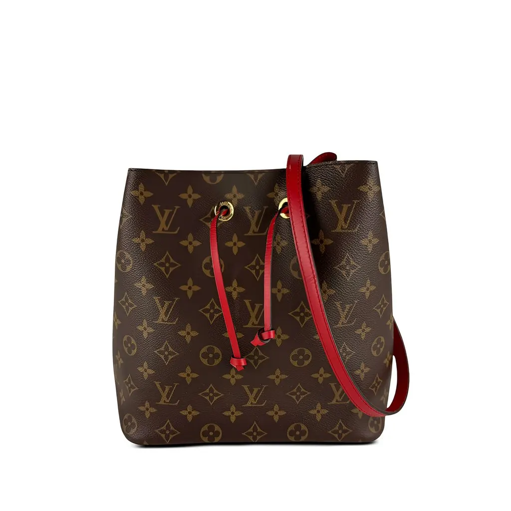 Louis Vuitton Monogram Neonoe MM Brown Canvas Good - Front View