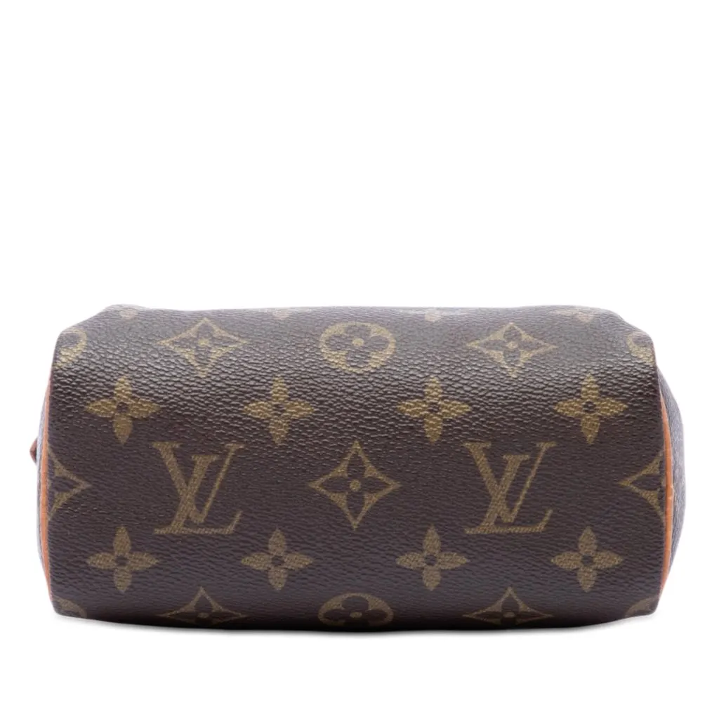 Louis Vuitton Monogram Nano Speedy Brown Very good - Inside View