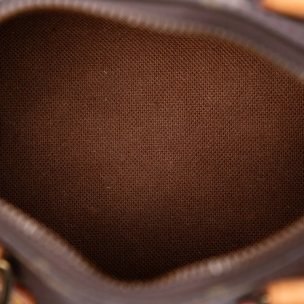 Louis Vuitton Monogram Nano Speedy Brown Very good - Model View