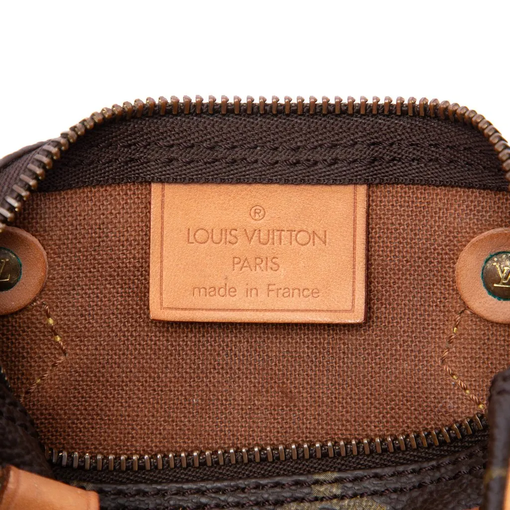 Louis Vuitton Monogram Nano Speedy Brown Very good - Box View