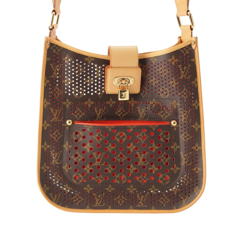 Louis Vuitton Monogram Musette Perforated Brown Large