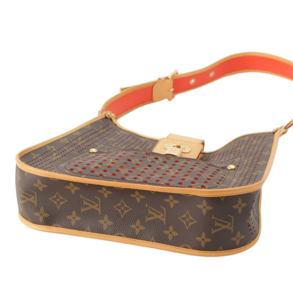 LOUIS VUITTON MUSETT MON PERFO 　　en Louis Vuitton Monogram Musette Perforated Brown Large