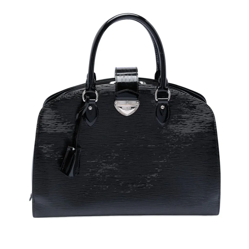 Louis Vuitton Electric Epi Pont Neuf GM Black Leather Very good - Front View