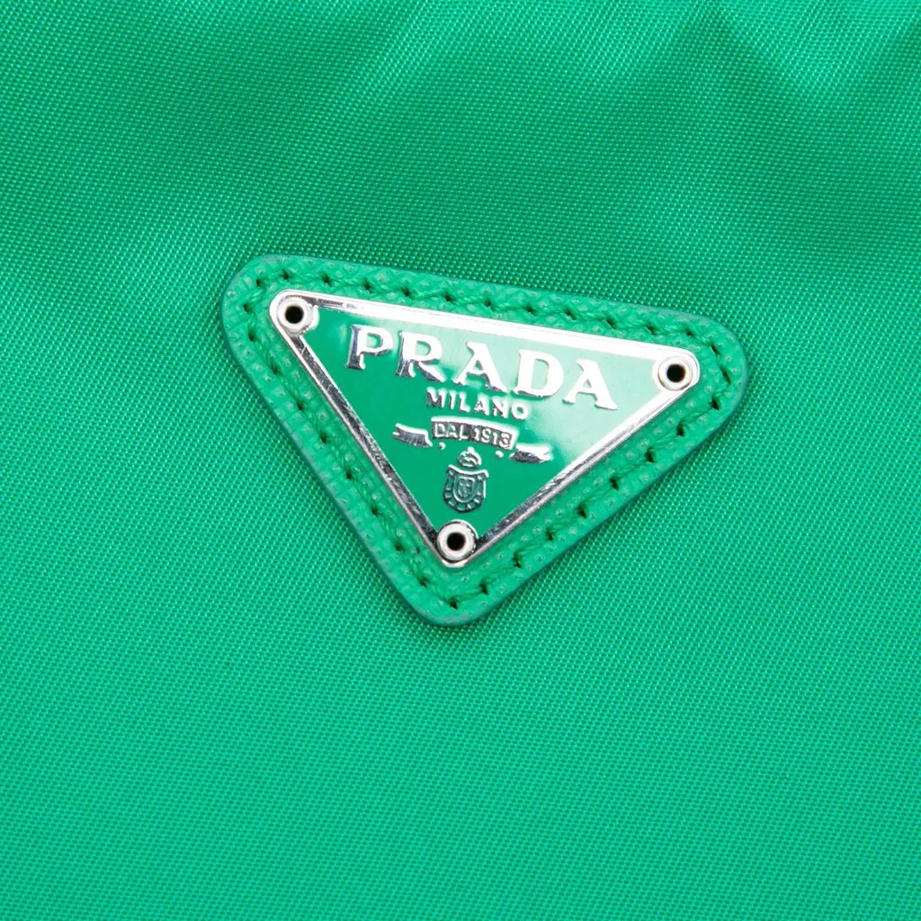 Prada Mini Tessuto Re Edition 2000 Shoulder Bag Green Polyamide Very good - Box View