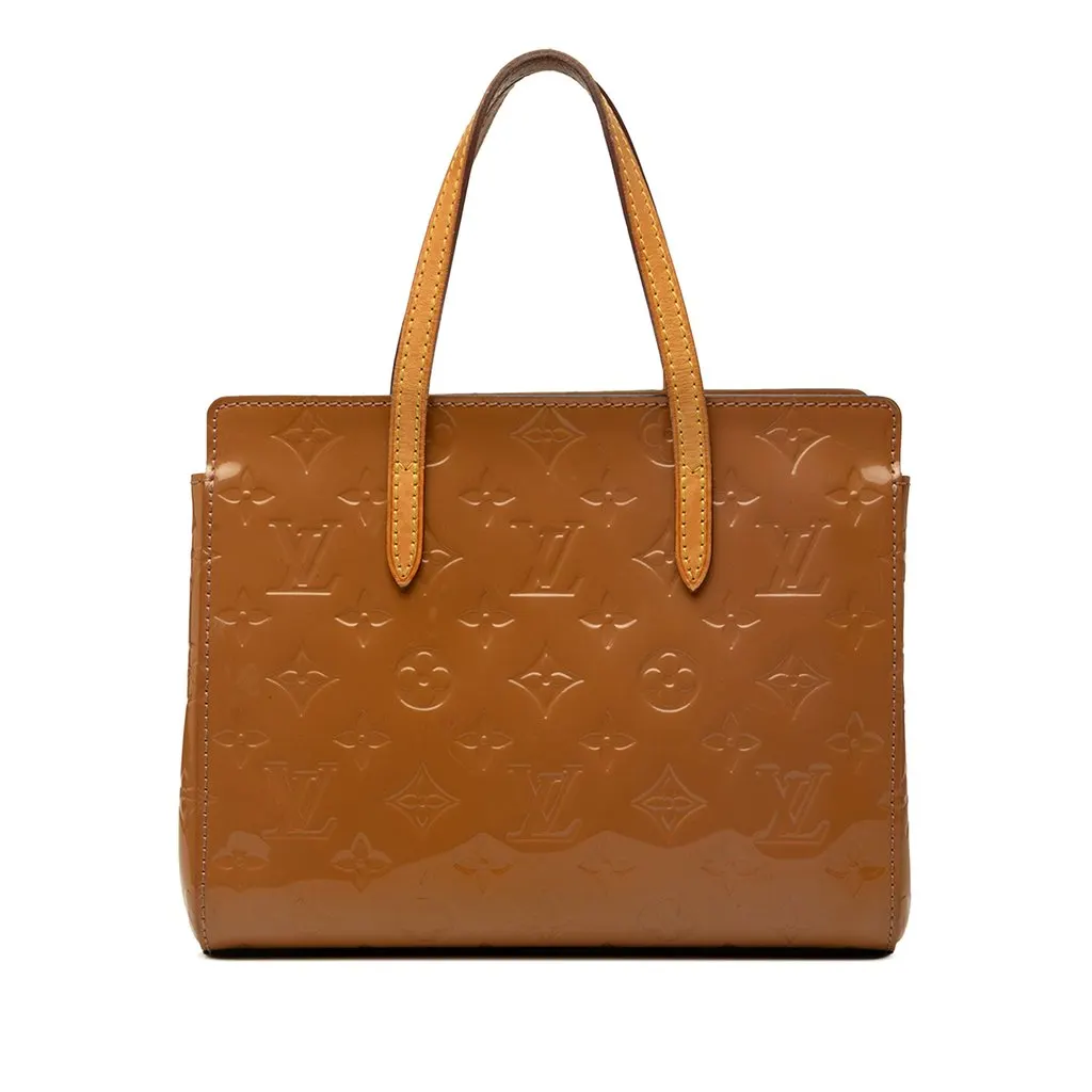 Louis Vuitton Monogram Vernis Catalina BB Brown Leather Very good - Front View