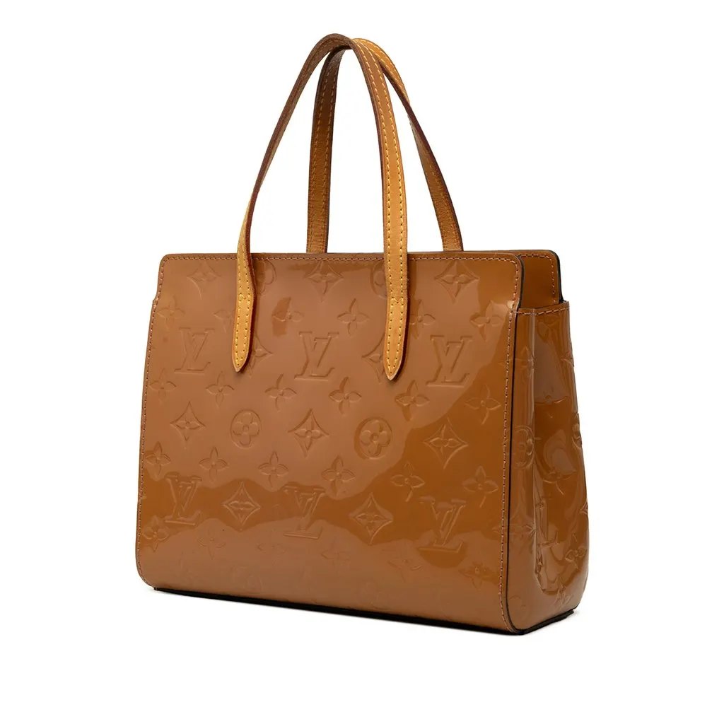 Louis Vuitton Monogram Vernis Catalina BB Brown Leather Very good - Back View