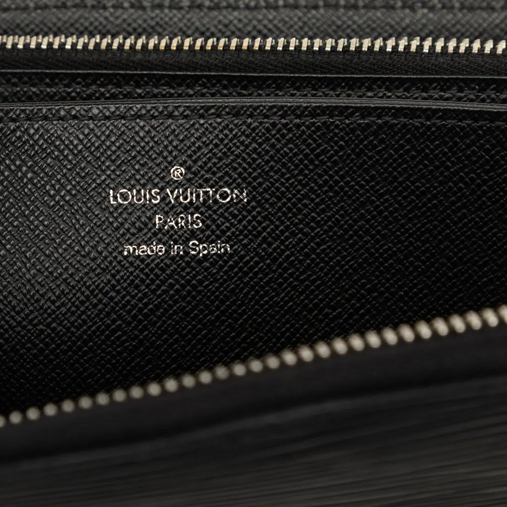Louis Vuitton Epi Zippy Long Wallet Black Leather Very good - Box View