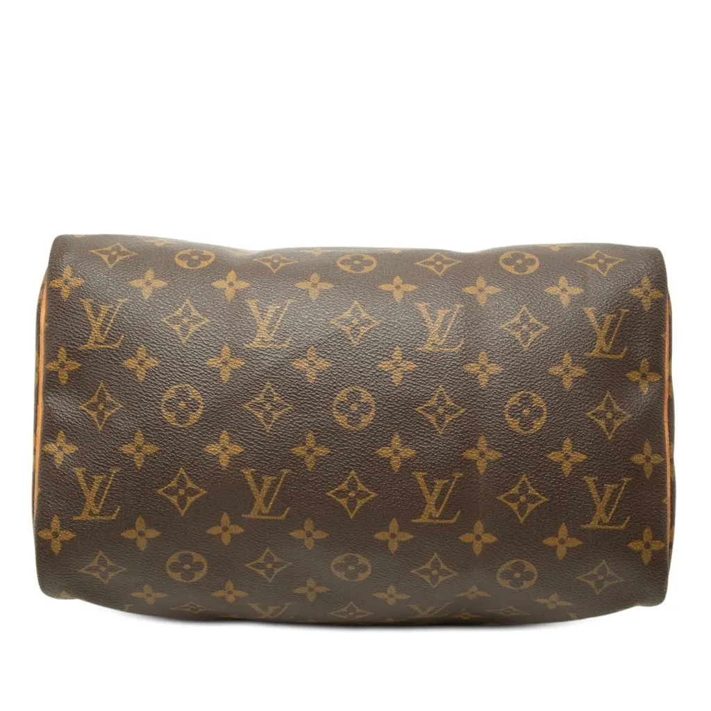 Louis Vuitton Monogram Speedy 30 Brown Canvas Good - Inside View