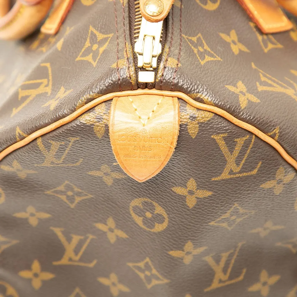 Louis Vuitton Monogram Speedy 30 Brown Canvas Good - Box View