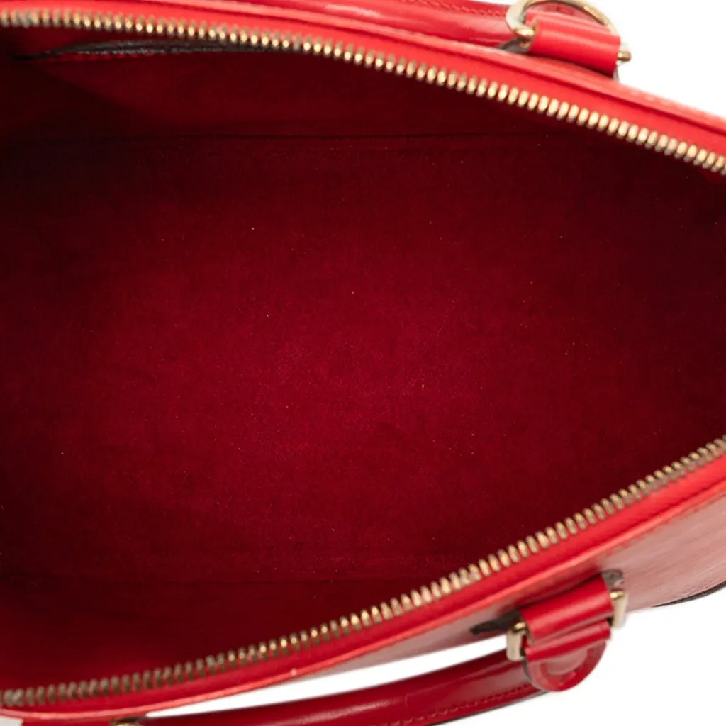 Louis Vuitton Epi Alma PM Red Leather Good - Model View
