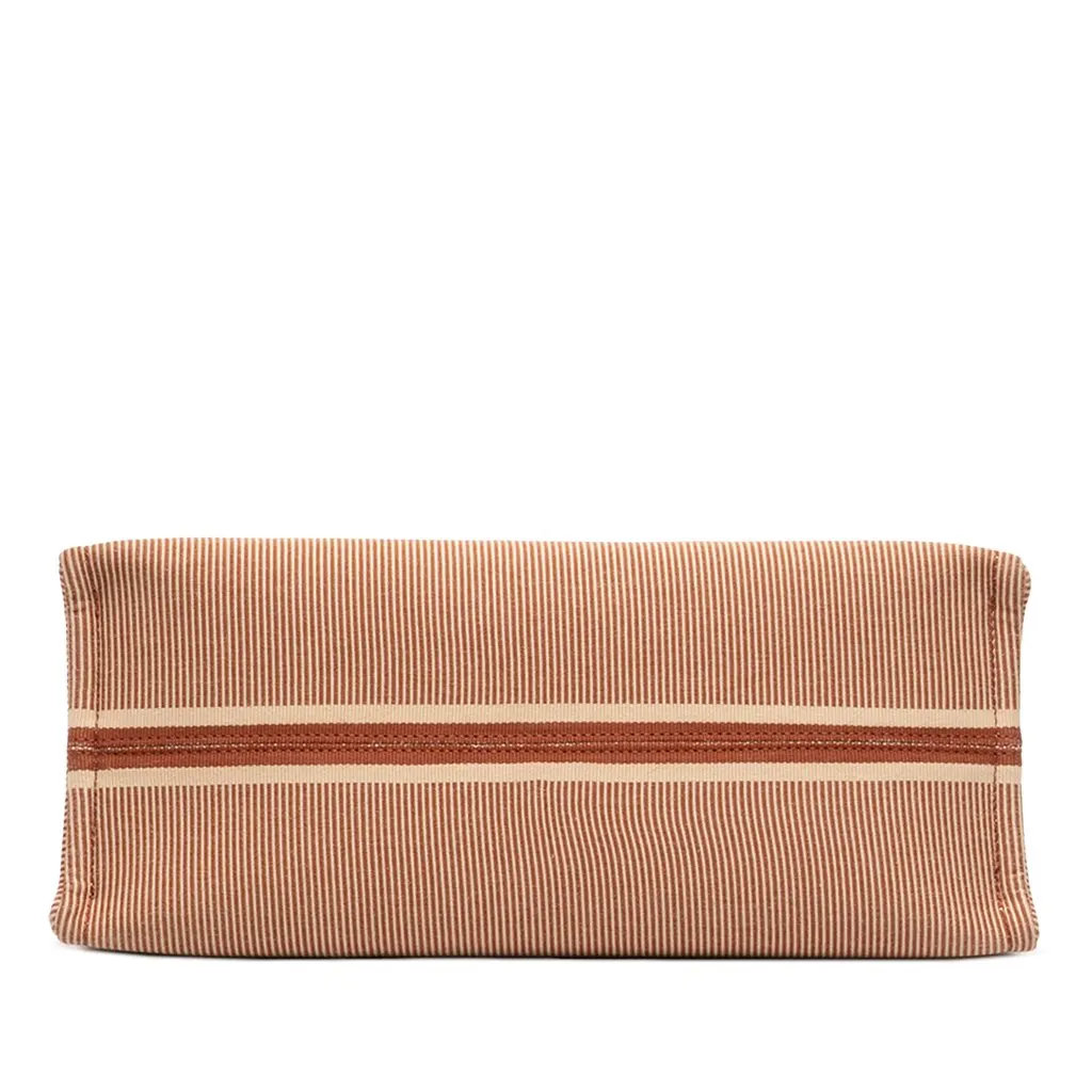 Celine Large Striped Canvas Cabas Thais Tote Beige Very good - Inside View