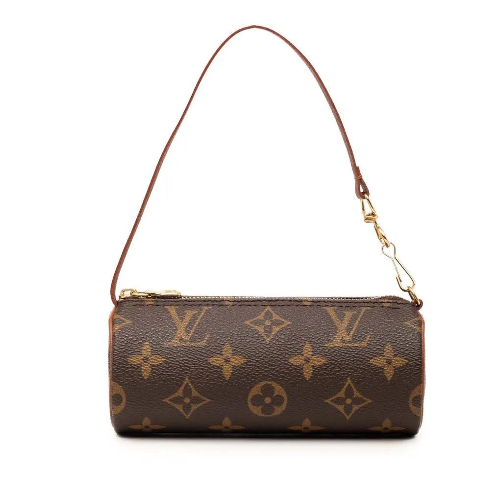 Louis Vuitton Monogram Papillon Pochette Brown Very good - Front View