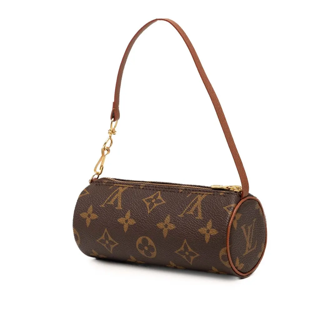 Louis Vuitton Monogram Papillon Pochette Brown Very good - Back View