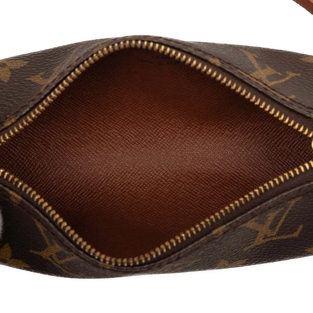 Louis Vuitton Monogram Papillon Pochette Brown Very good - Model View
