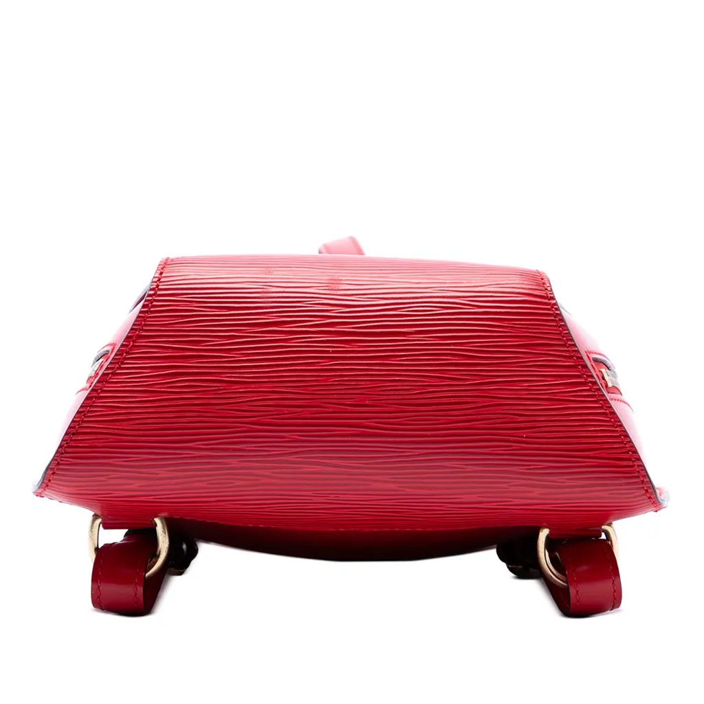 Louis Vuitton Epi Mabillon Red Leather Very good - Inside View