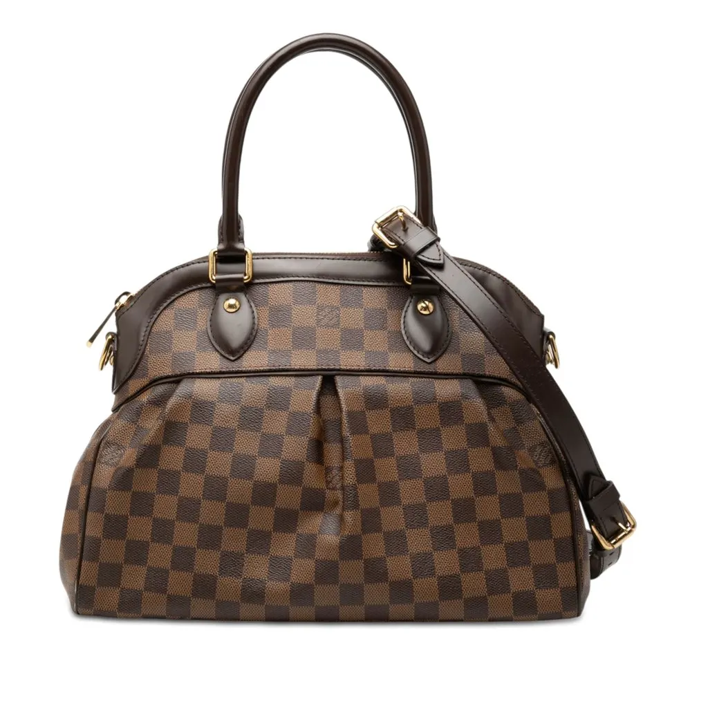 Louis Vuitton Damier Ebene Trevi PM Brown Very good - Front View