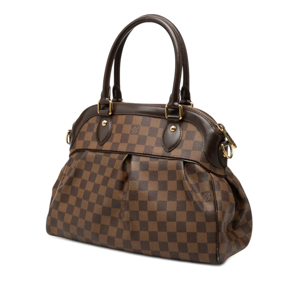 Louis Vuitton Damier Ebene Trevi PM Brown Very good - Back View