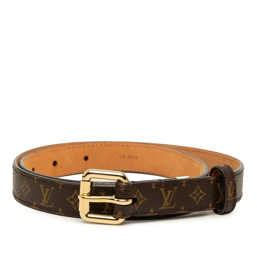 Louis Vuitton Monogram Ellipse Belt Brown Canvas Very good - Front View