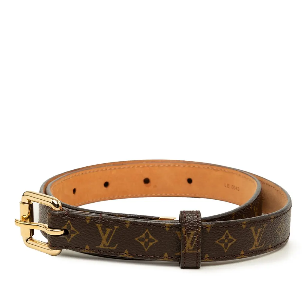 Louis Vuitton Monogram Ellipse Belt Brown Canvas Very good - Back View