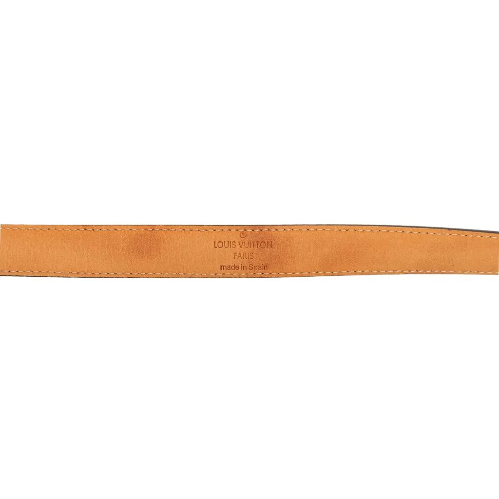Louis Vuitton Monogram Ellipse Belt Brown Canvas Very good - Model View