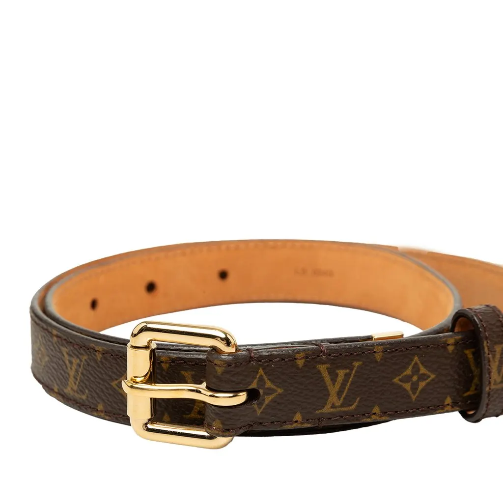 Louis Vuitton Monogram Ellipse Belt Brown Canvas Very good - Box View