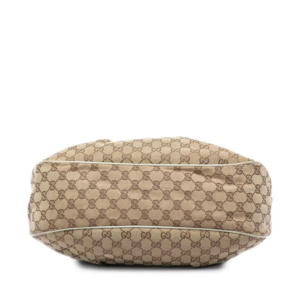Gucci GG Canvas Sukey Shoulder Bag Beige Very good - Inside View