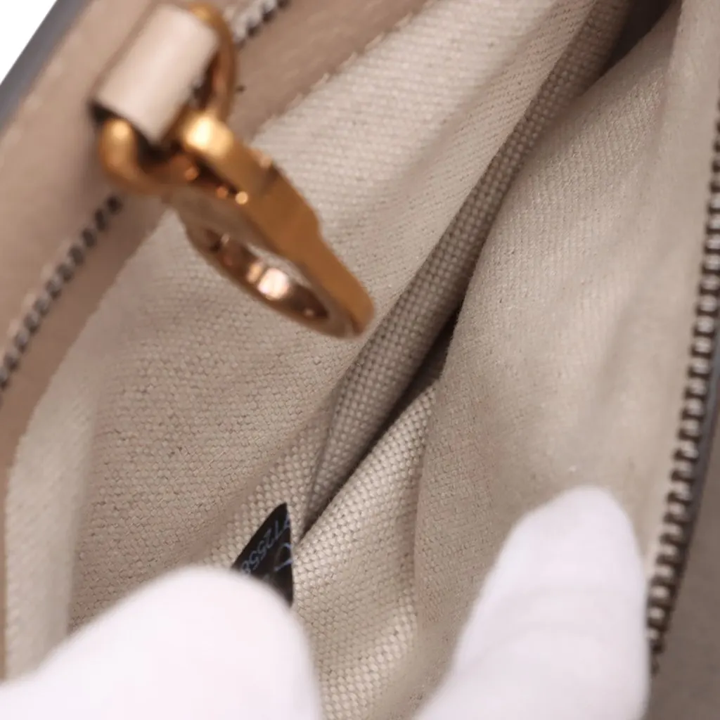 Gucci Small GG Supreme Interlocking G Tote Beige Very good - Model View
