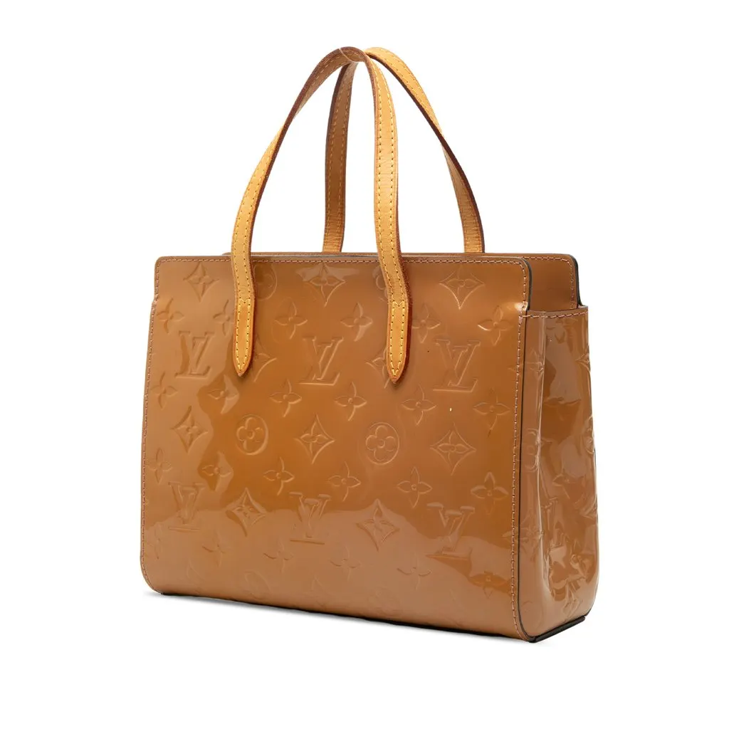 Louis Vuitton Monogram Vernis Catalina BB Brown Leather Very good - Back View