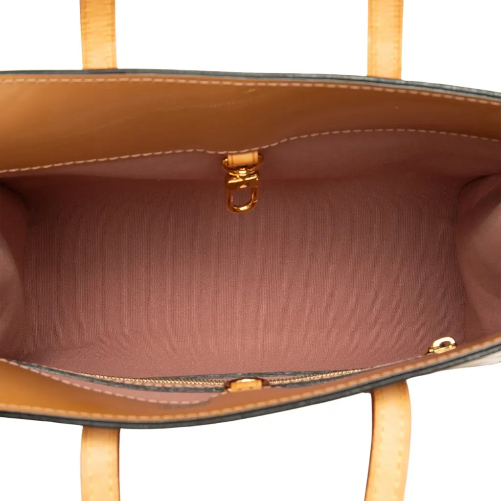 Louis Vuitton Monogram Vernis Catalina BB Brown Leather Very good - Model View