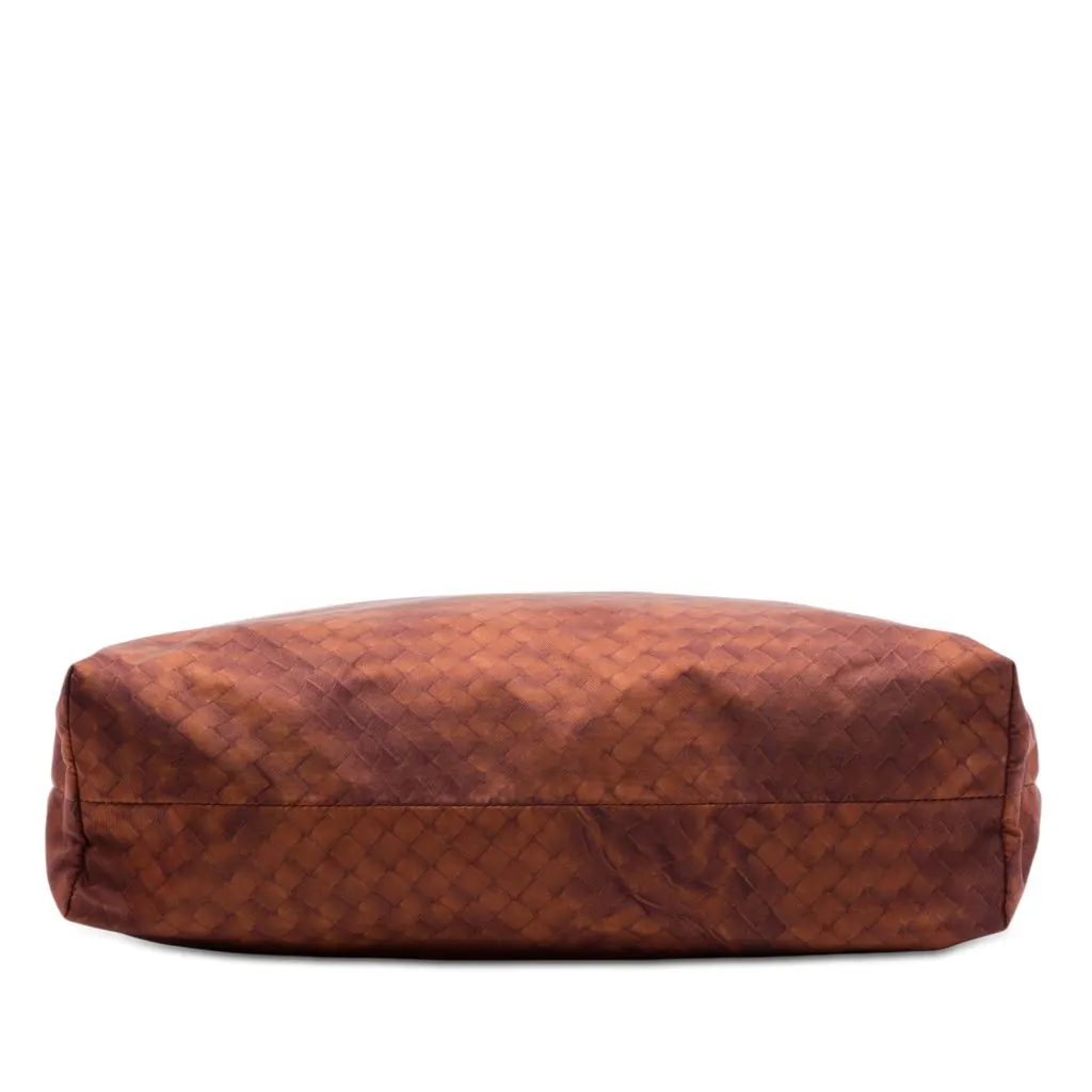 Bottega Veneta Nylon Intrecciolusion Tote Brown Very good - Inside View