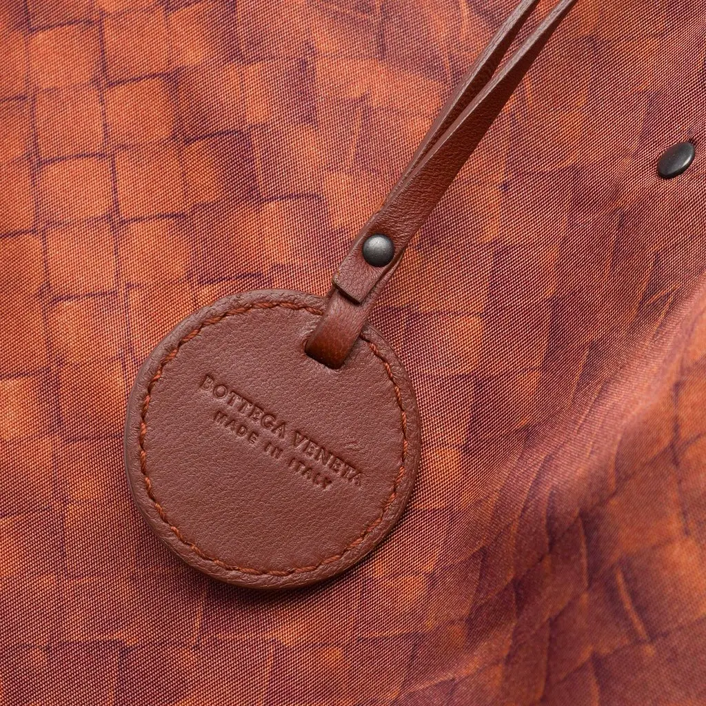 Bottega Veneta Nylon Intrecciolusion Tote Brown Very good - Box View