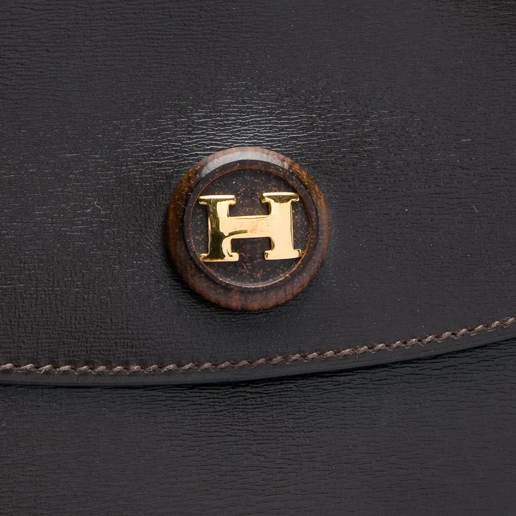 Hermès Box Calf Rio Pochette Brown Leather Very good - Box View