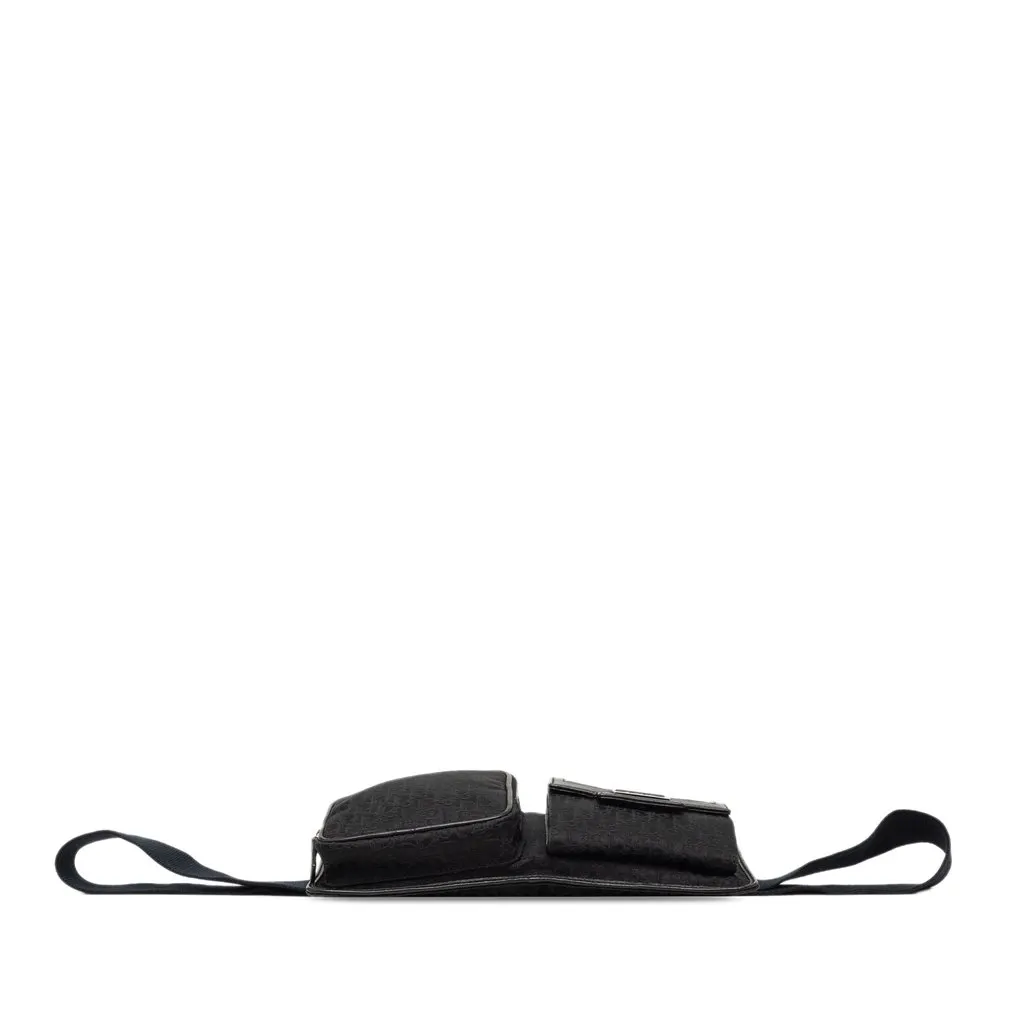 Dior Diorissimo Trotter Canvas Street Chic Belt Bag Black Very good - Inside View