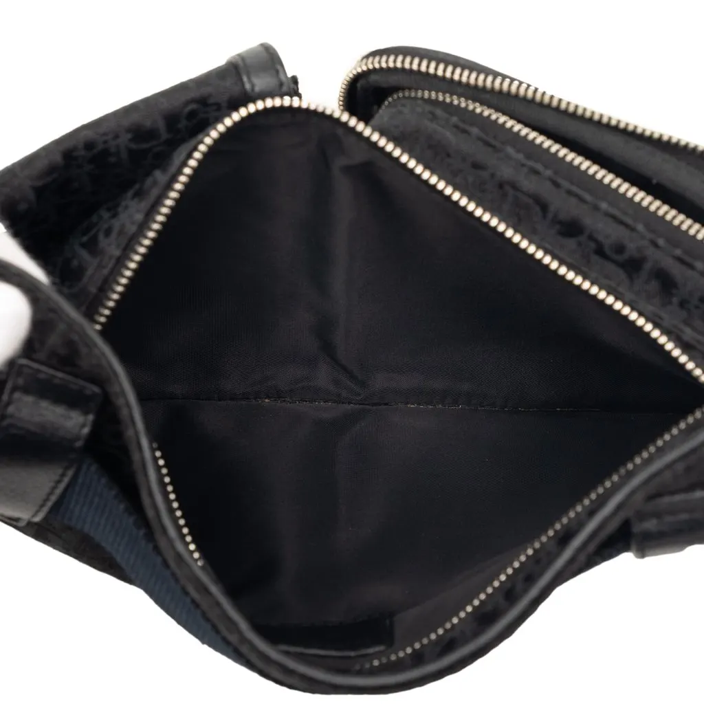 Dior Diorissimo Trotter Canvas Street Chic Belt Bag Black Very good - Model View