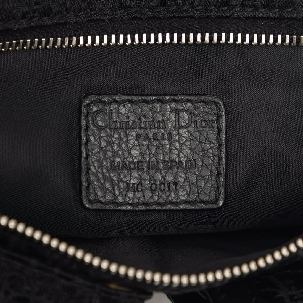 Dior Diorissimo Trotter Canvas Street Chic Belt Bag Black Very good - Box View
