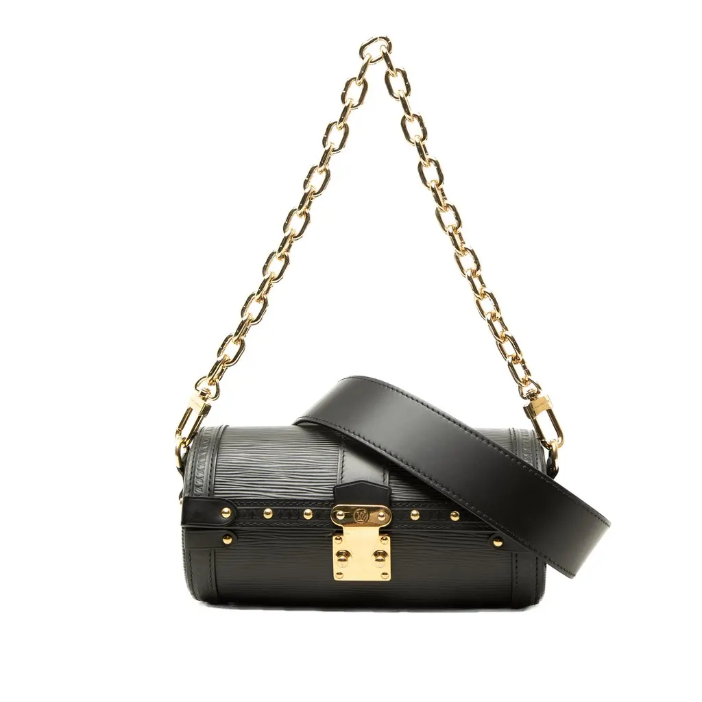 Louis Vuitton Epi Papillon Trunk Black Leather Very good - Front View