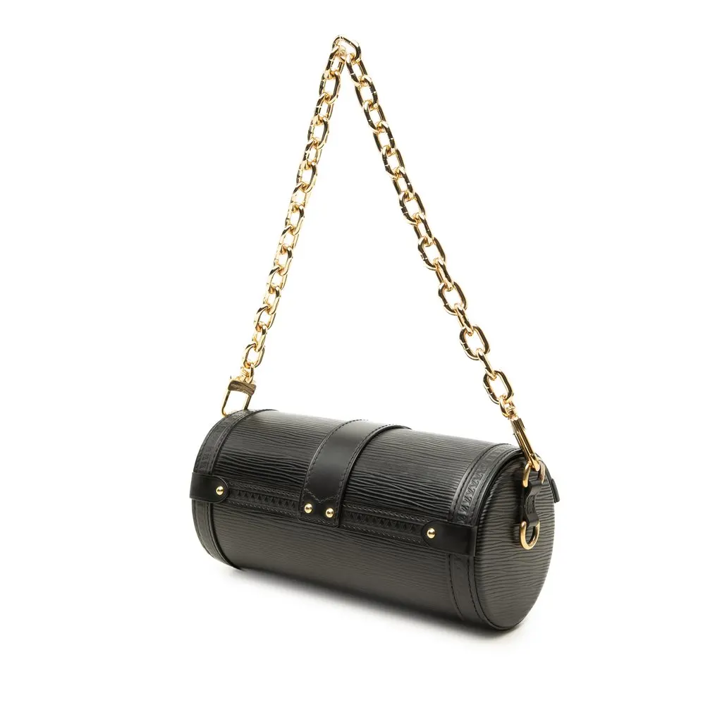 Louis Vuitton Epi Papillon Trunk Black Leather Very good - Back View