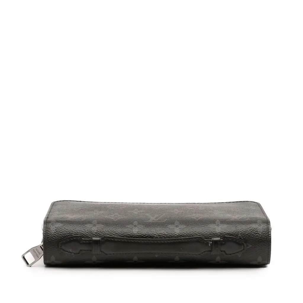 Louis Vuitton Monogram Eclipse Zippy XL Black Very good - Inside View
