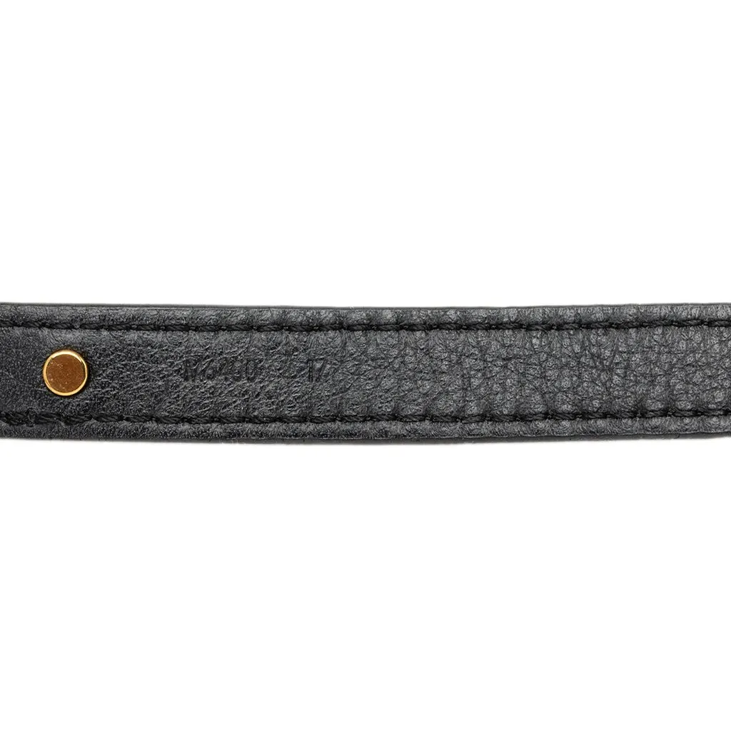 Louis Vuitton Epi Twist It Bracelet Black Leather Very good - Box View