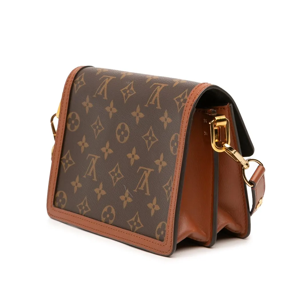 Louis Vuitton Monogram Reverse Mini Dauphine Brown Canvas Very good - Back View