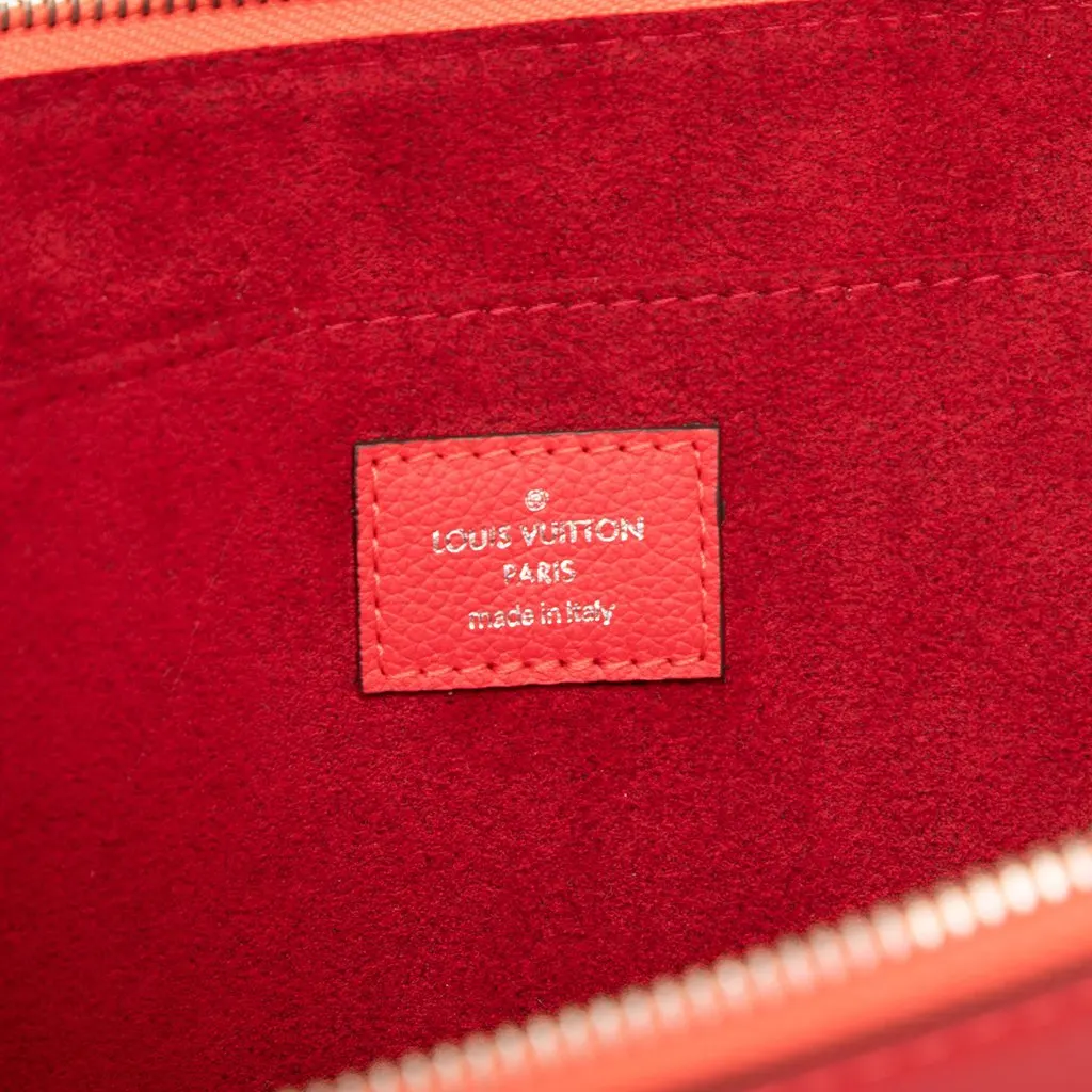 Louis Vuitton Taurillon Pochette Jour PM Red Leather Very good - Box View